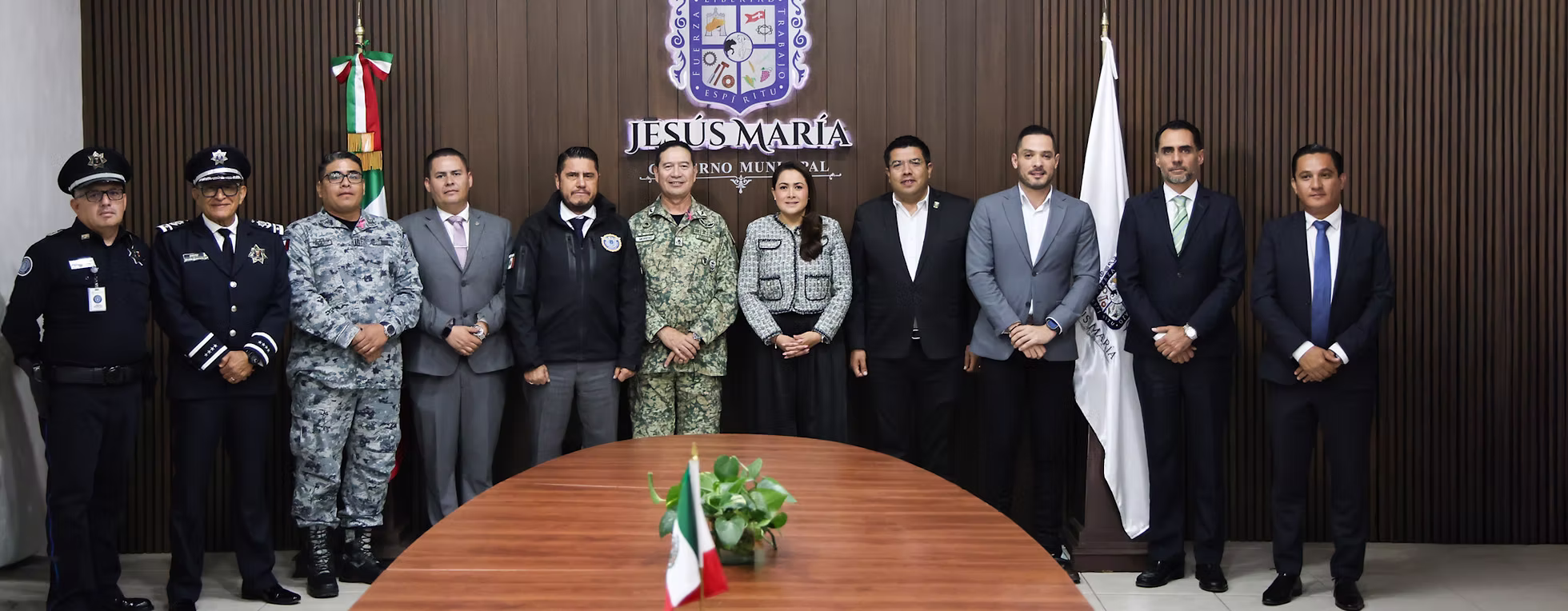 ESÚS MARÍA FUE SEDE DE LA MESA DE SEGURIDAD; TERE JIMÉNEZ LLAMA A MANTENER LA COORDINACIÓN ENTRE LOS TRES NIVELES DE GOBIERNO