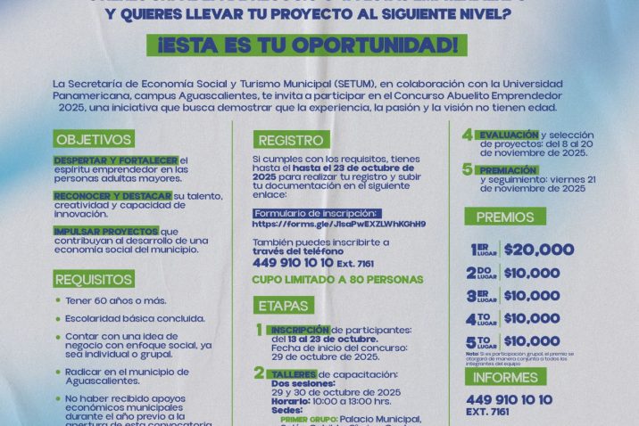 LANZA MUNICIPIO CONVOCATORIA “ABUELITO EMPRENDEDOR 2025” LANZA MUNICIPIO CONVOCATORIA “ABUELITO EMPRENDEDOR 2025”
