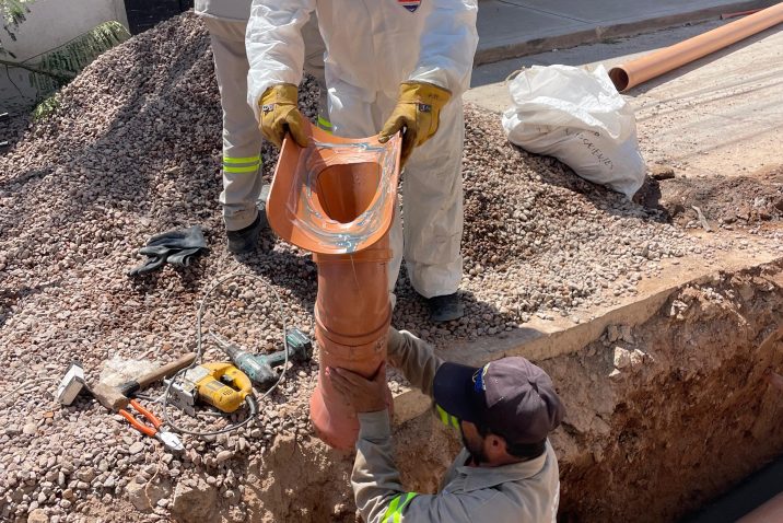 MIAA BENEFICIA A VECINOS DE LA COLONIA ESPAÑA CON OBRA DE REHABILITACIÓN DE ALCANTARILLADO SANITARIO