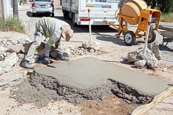 AVANZA MIAA EN MANIOBRAS DE REPARACIÓN GRACIAS AL TRABAJO INTENSIVO DE BACHEO
