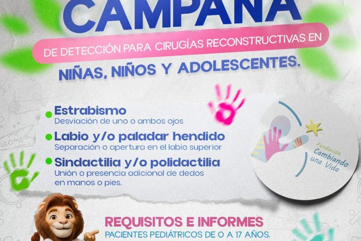 LANZAN DIF MUNICIPAL Y FUNDACIÓN CAMBIANDO UNA VIDA CAMPAÑA PARA CIRUGÍAS RECONSTRUCTIVAS INFANTILES