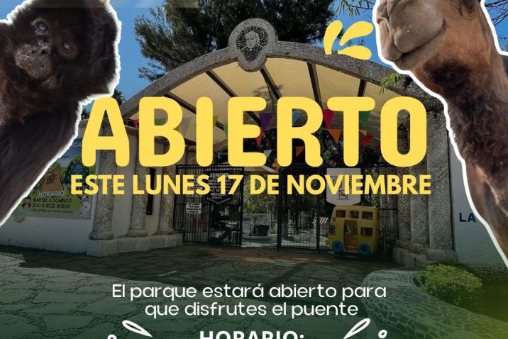 EL PARQUE MIGUEL HIDALGO ABRIRÁ SUS PUERTAS EL LUNES 17 DE NOVIEMBRE EL PARQUE MIGUEL HIDALGO ABRIRÁ SUS PUERTAS EL LUNES 17 DE NOVIEMBRE