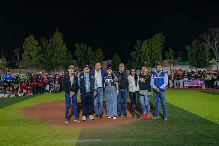 INAUGURA MUNICIPIO LIGA PEQUEÑA FERROCARRILERA DE BÉISBOL TEMPORADA OTOÑO-INVIERNO