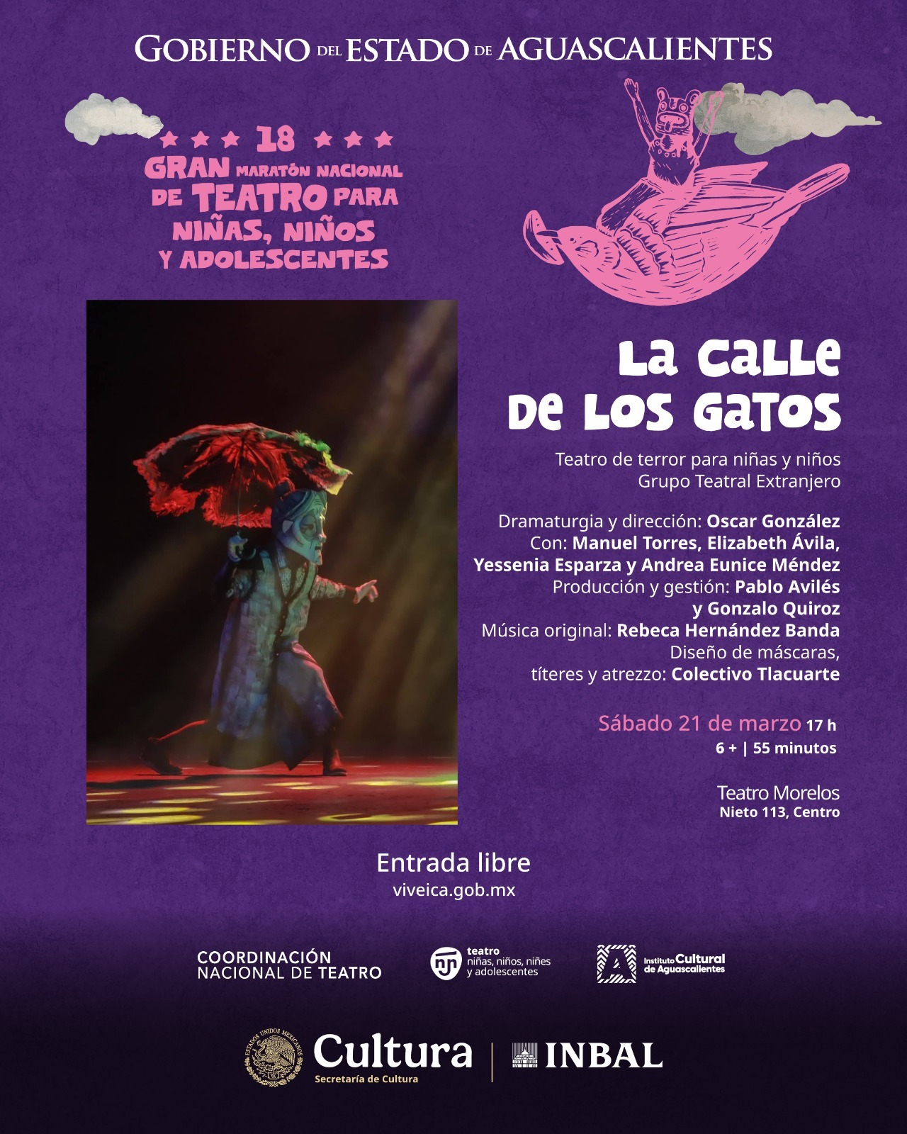 ¡Vive la magia del teatro en el 18 Gran Maratón Nacional de Teatro para Niñas, Niños y Adolescentes! ¡Vive la magia del teatro en el 18 Gran Maratón Nacional de Teatro para Niñas, Niños y Adolescentes!