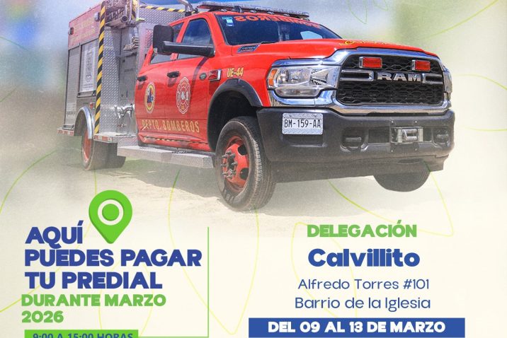 MUNICIPIO DE AGUASCALIENTES HABILITA CAJA PARA PAGO DE PREDIAL EN LA DELEGACIÓN CALVILLITO