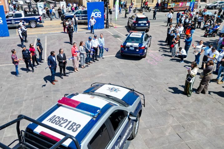LEO MONTAÑEZ DIO BANDERAZO DE SALIDA A LAS 100 NUEVAS PATRULLAS QUE DARÁN MAYOR SEGURIDAD Y TRANQUILIDAD A LAS FAMILIAS DE AGUASCALIENTES