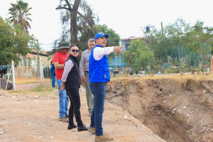 SUPERVISA LEO MONTAÑEZ REHABILITACIÓN DEL COLECTOR PLUVIAL DEL FRACCIONAMIENTO JOSÉ LÓPEZ PORTILLO