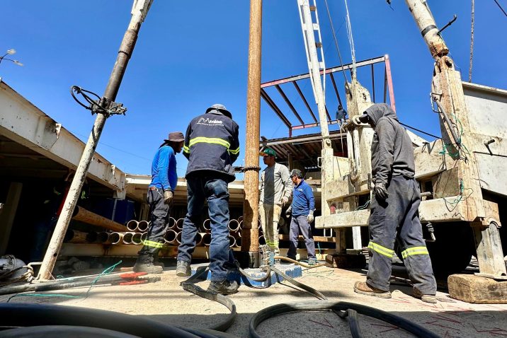 MIAA REALIZA MANIOBRA DE MANTENIMIENTO EN POZO UBICADO EN EL PERÍMETRO FERIAL