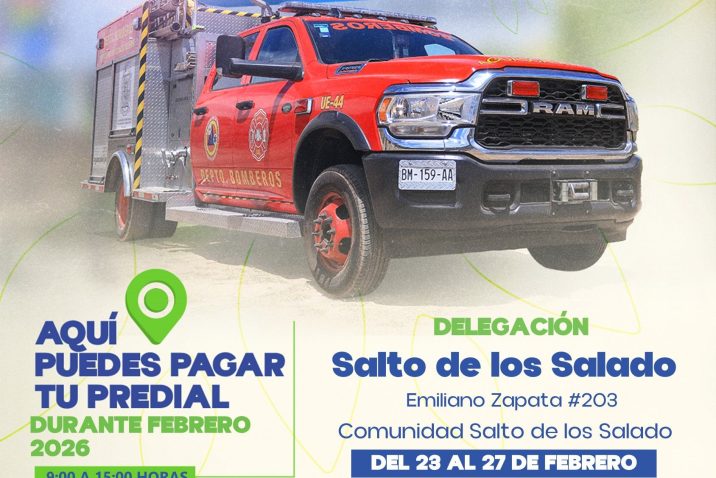 ACERCA MUNICIPIO DE AGUASCALIENTES MÓDULO TEMPORAL PARA EL PAGO DEL PREDIAL EN LA DELEGACIÓN SALTO DE LOS SALADO