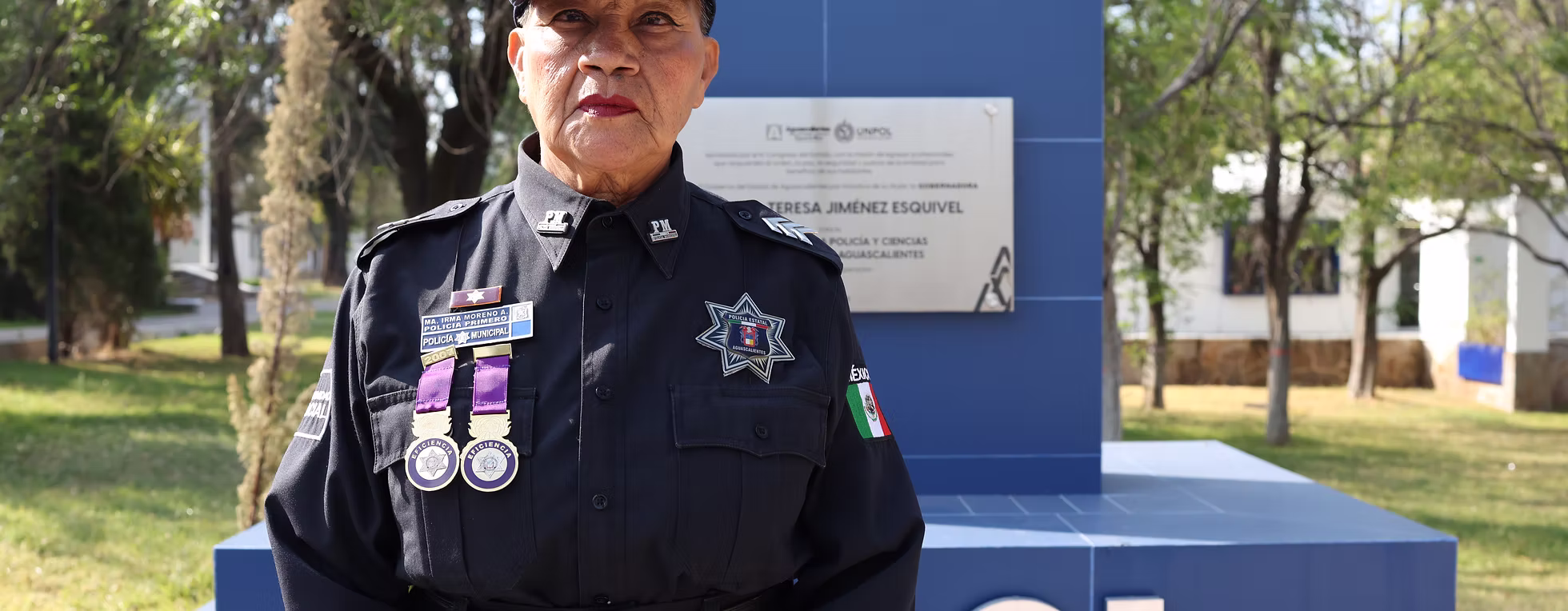 CONOCE A IRMA MORENO, LA PRIMERA MUJER POLICÍA DE AGUASCALIENTES