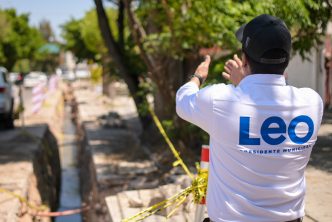 LEO MONTAÑEZ SUPERVISA REHABILITACIÓN DE ALCANTARILLADO SANITARIO EN PILAR BLANCO