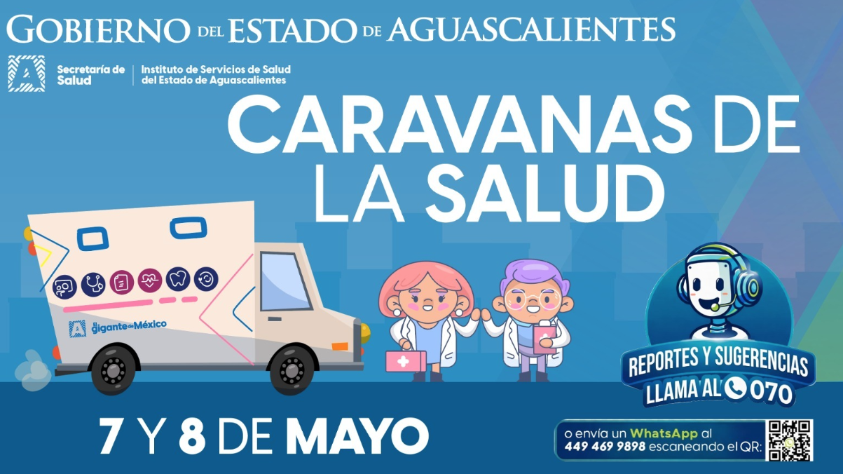 Las Caravanas de la Salud recorrerán varias comunidades esta semana. Aquí te compartimos las ubicaciones y horarios.