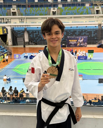 OBED MARTÍNEZ MEDINA GANA BRONCE EN PANAMERICANO DE TAEKWONDO