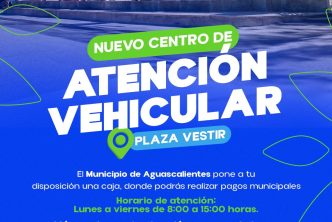MUNICIPIO DE AGUASCALIENTES HABILITA MÓDULO DE PAGO EN EL NUEVO CENTRO DE ATENCIÓN VEHICULAR DE PLAZA VESTIR