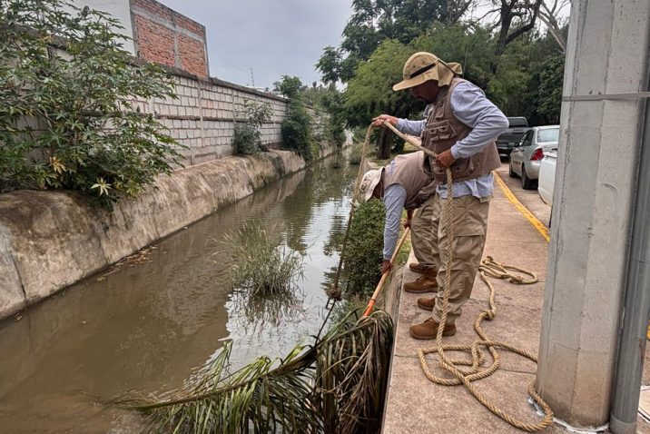 SEMADESU MANTIENE OPERATIVO DE LIMPIEZA EN EL ARROYO SAN NICOLÁS