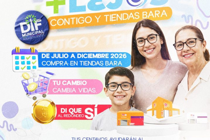 DIF MUNICIPAL Y TIENDAS BARA INVITAN  PARTICIPAR EN CAMPAÑA DE REDONDEO EN BENEFICIO DE LA SALUD VISUAL DE LA CIUDADANÍA