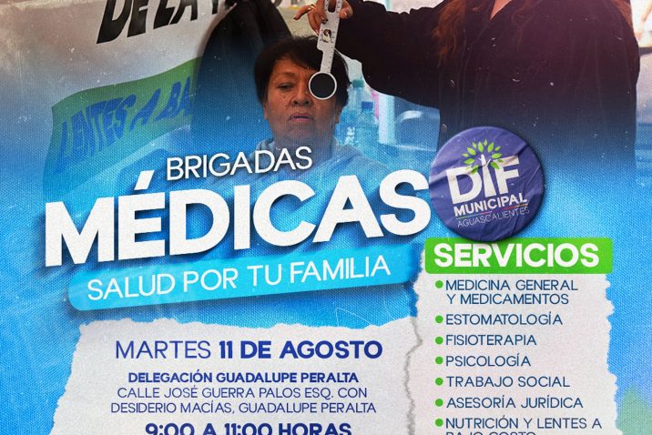 DIF MUNICIPAL INVITA A LA CIUDADANÍA A PARTICIPAR EN LAS PRÓXIMAS BRIGADAS MÉDICAS GRATUITAS