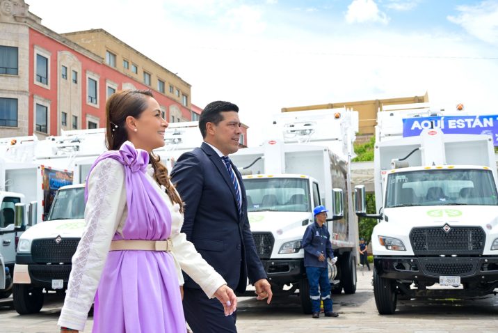 ENTREGA LEO MONTAÑEZ 20 NUEVOS CAMIONES RECOLECTORES Y 1000 CONTENEDORES CON UNA INVERSIÓN HISTÓRICA DE MÁS DE 170 MILLONES DE PESOS