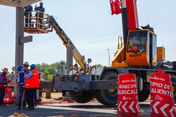 ANUNCIA SOPMA CIERRE VIAL TEMPORAL EN AV. AGUASCALIENTES PONIENTE POR MANIOBRAS DE INSTALACIÓN DE PUENTE PEATONAL
